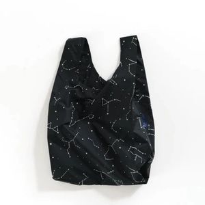 Baggu Black Constellation Standard Reusable Bag NWT